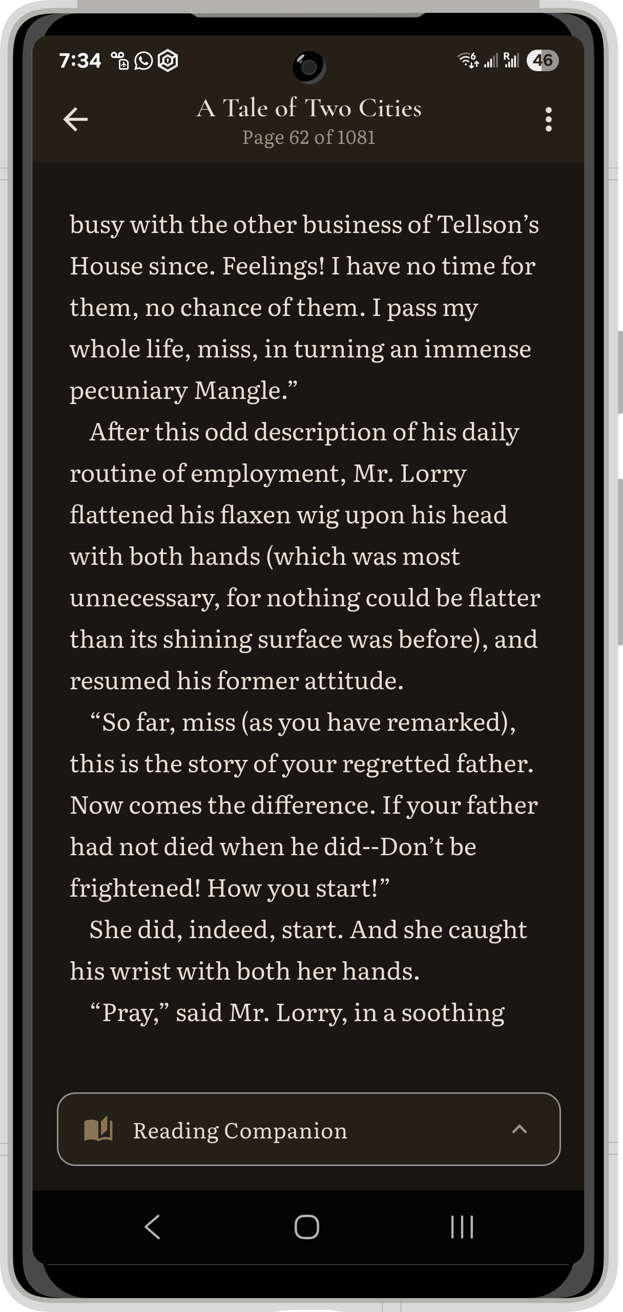 Slow Reader - Reading View